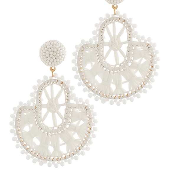 Dotted Crochet Pattern Drop Earrings - Picture 2 of 4